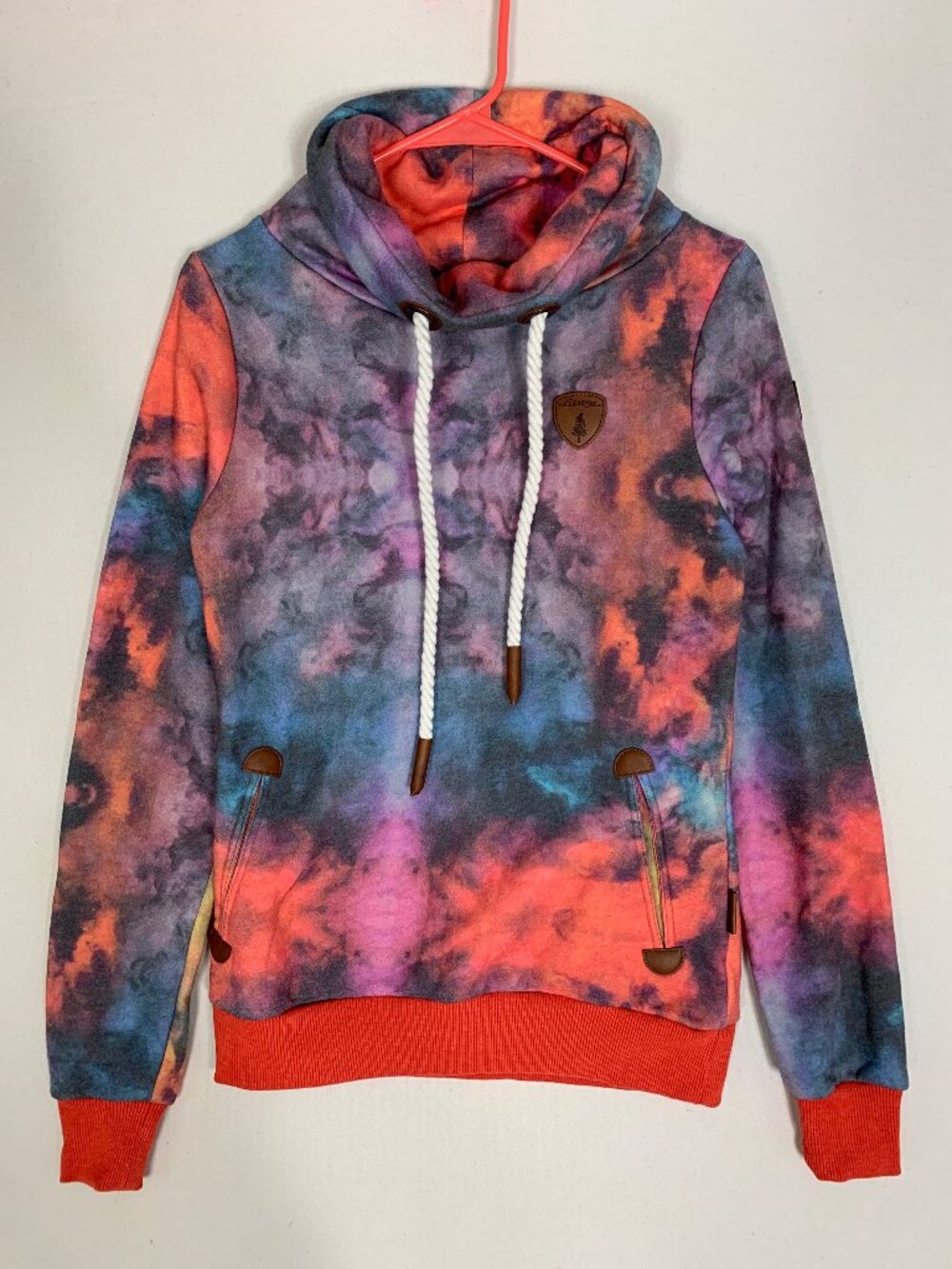 Wanakome Sandy Tie-Dye Cowl Neck Sweatshirt Women's XS NWT